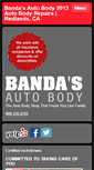 Mobile Screenshot of bandasautobody.net